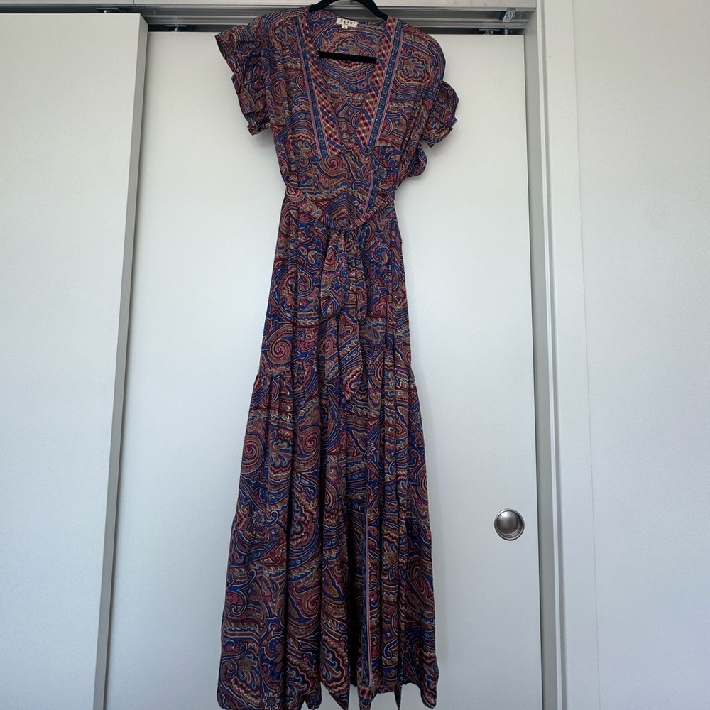 Paani Full-length Wrap Dress L